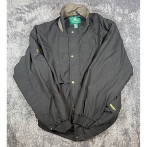 Tourney Mens Gore-Tex Golf Jacket Black Waterproof Breathable Size XL